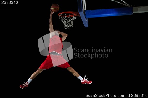 Image of basketball player in action