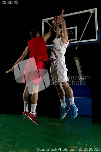 Image of basketball player in action