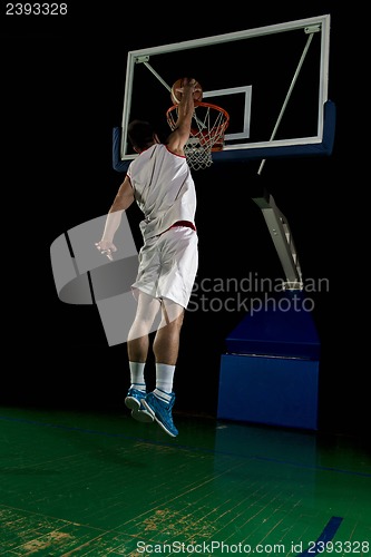 Image of basketball player in action