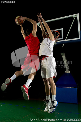 Image of basketball player in action