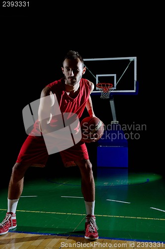 Image of basketball player in action