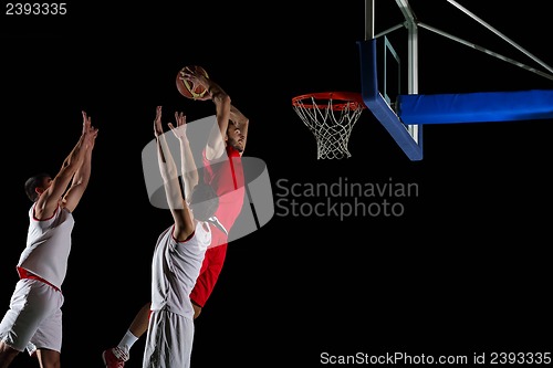 Image of basketball player in action