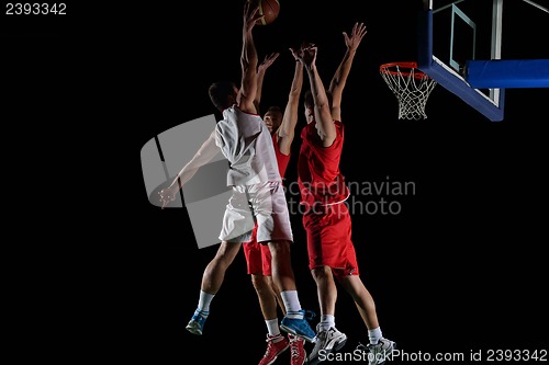 Image of basketball player in action