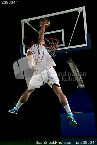 Image of basketball player in action