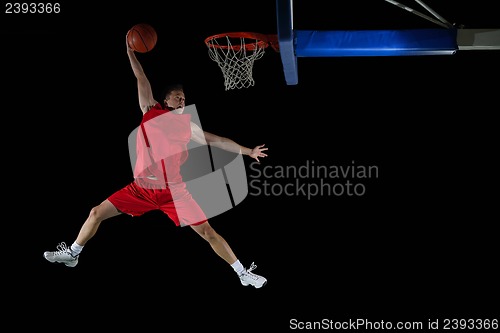 Image of basketball player in action