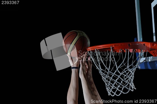 Image of basketball player in action