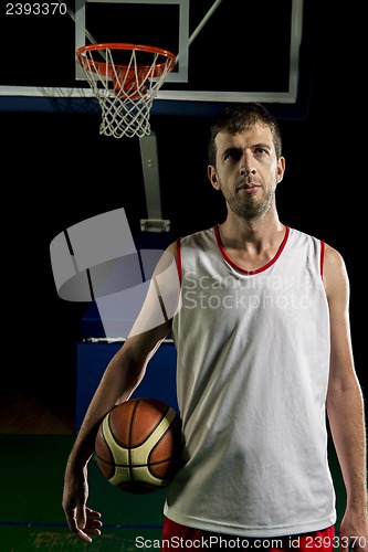 Image of Basketball player portrait