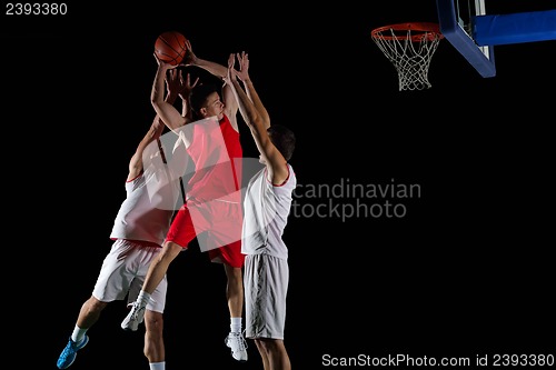 Image of basketball player in action