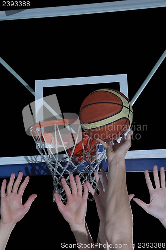 Image of basketball player in action