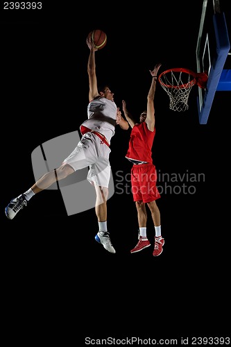 Image of basketball player in action