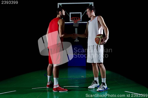Image of Basketball player portrait