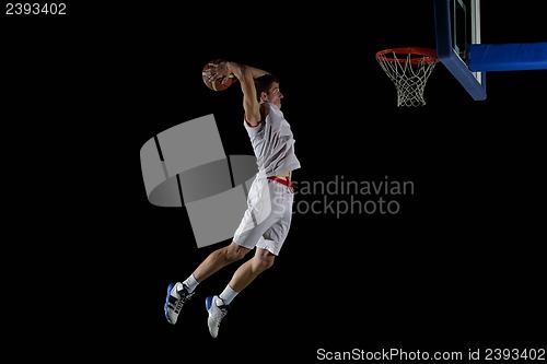 Image of basketball player in action