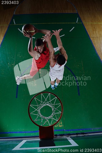 Image of basketball player in action