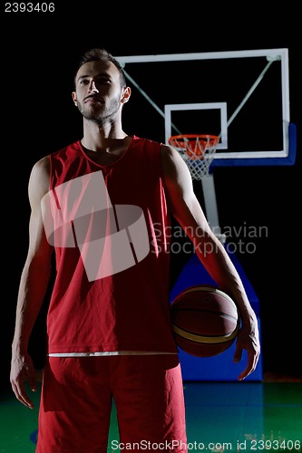 Image of Basketball player portrait