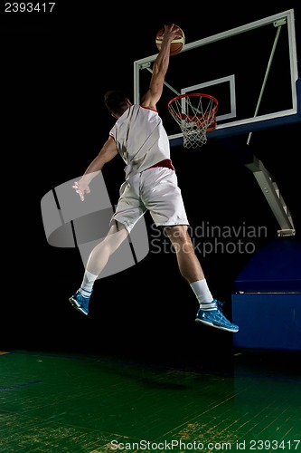 Image of basketball player in action