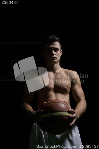 Image of Basketball player portrait