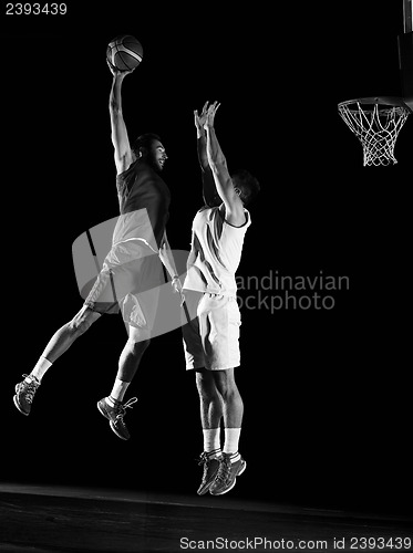 Image of basketball player in action