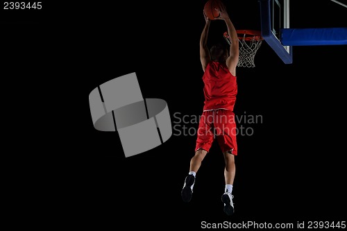 Image of basketball player in action