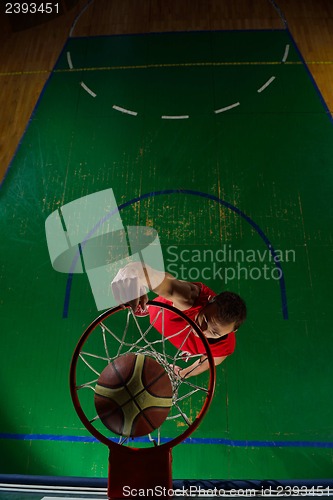 Image of basketball player in action