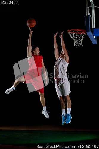 Image of basketball player in action