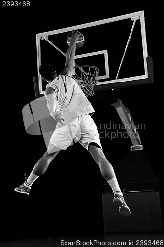 Image of basketball player in action