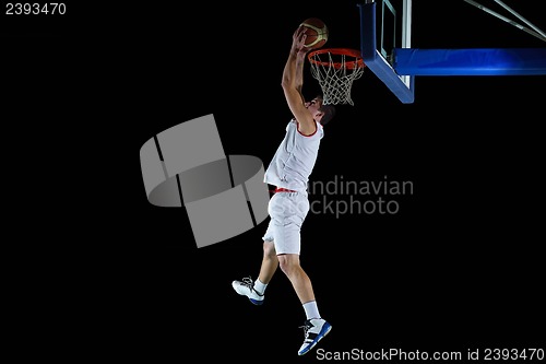 Image of basketball player in action