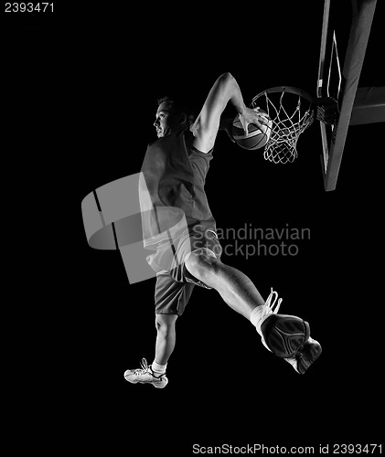 Image of basketball player in action