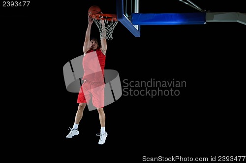 Image of basketball player in action