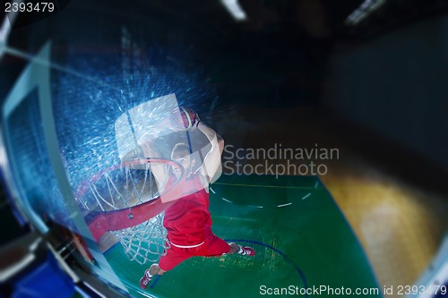 Image of basketball player in action