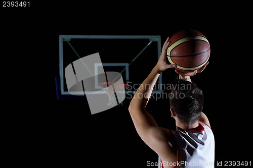 Image of basketball player in action