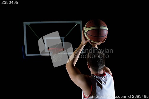 Image of basketball player in action