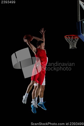 Image of basketball player in action