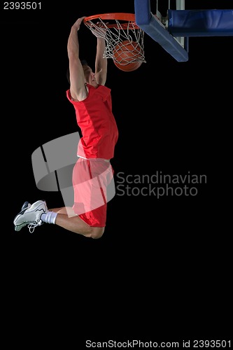 Image of basketball player in action