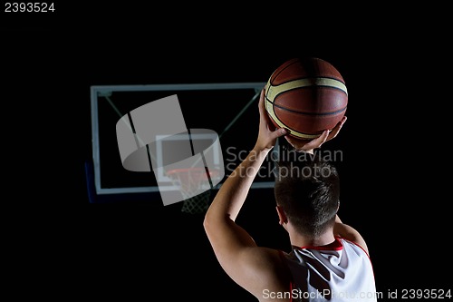 Image of basketball player in action