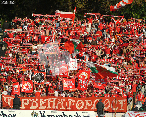 Image of Red fans