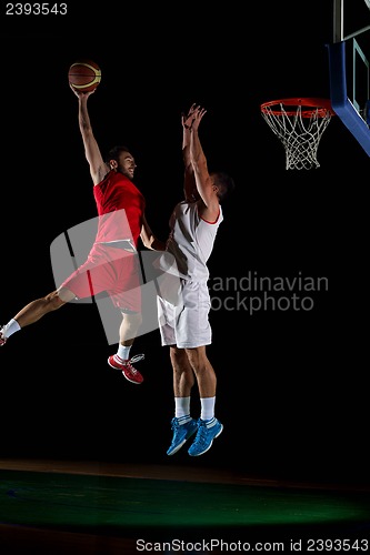 Image of basketball player in action