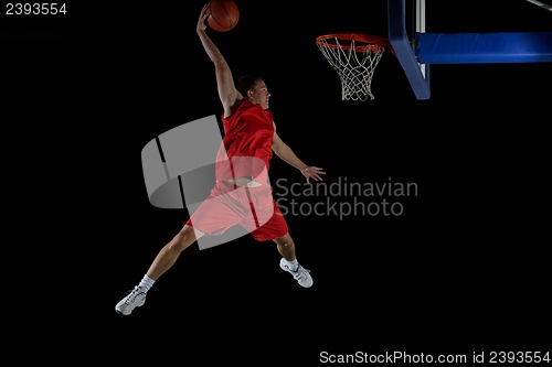 Image of basketball player in action