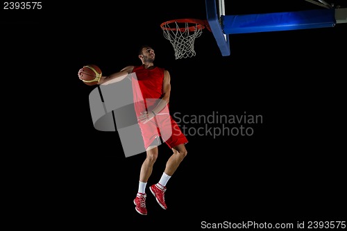 Image of basketball player in action