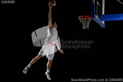 Image of basketball player in action