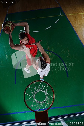 Image of basketball player in action