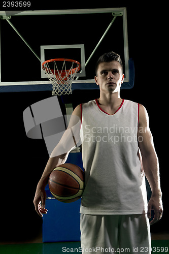 Image of Basketball player portrait