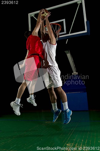 Image of basketball player in action