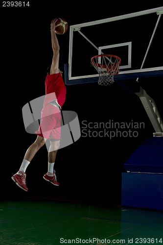 Image of basketball player in action