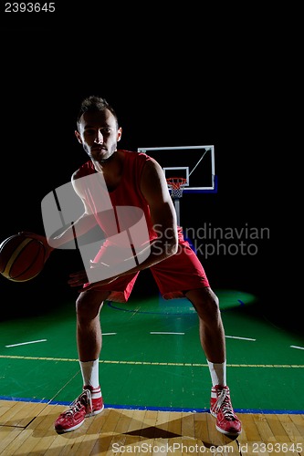 Image of basketball player in action