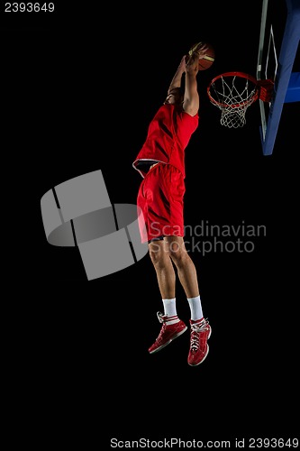 Image of basketball player in action