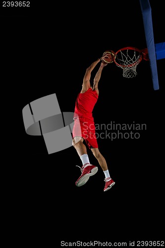 Image of basketball player in action