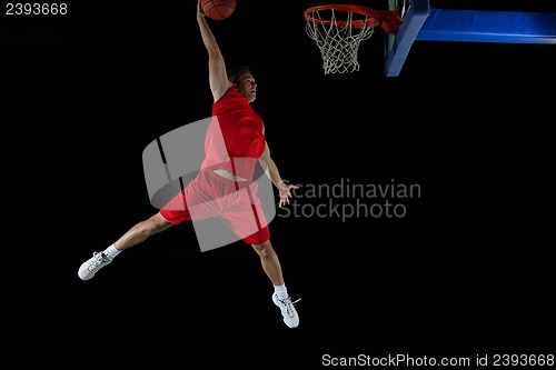 Image of basketball player in action