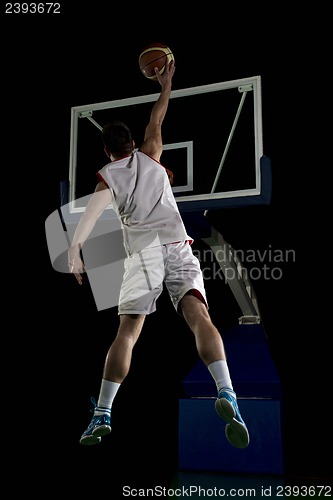Image of basketball player in action