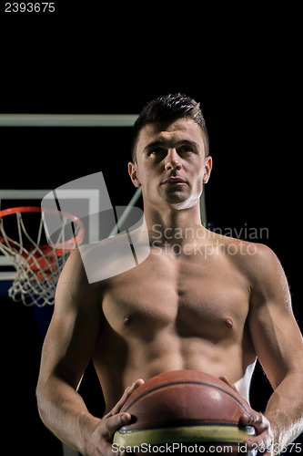Image of Basketball player portrait