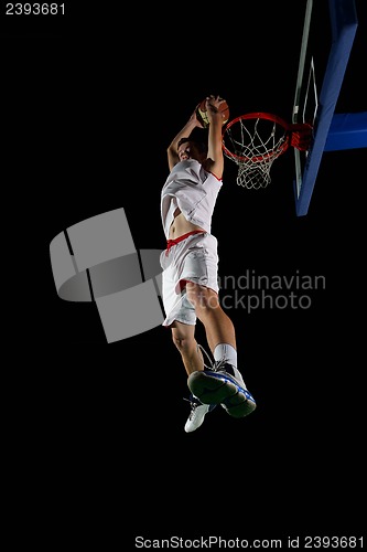 Image of basketball player in action